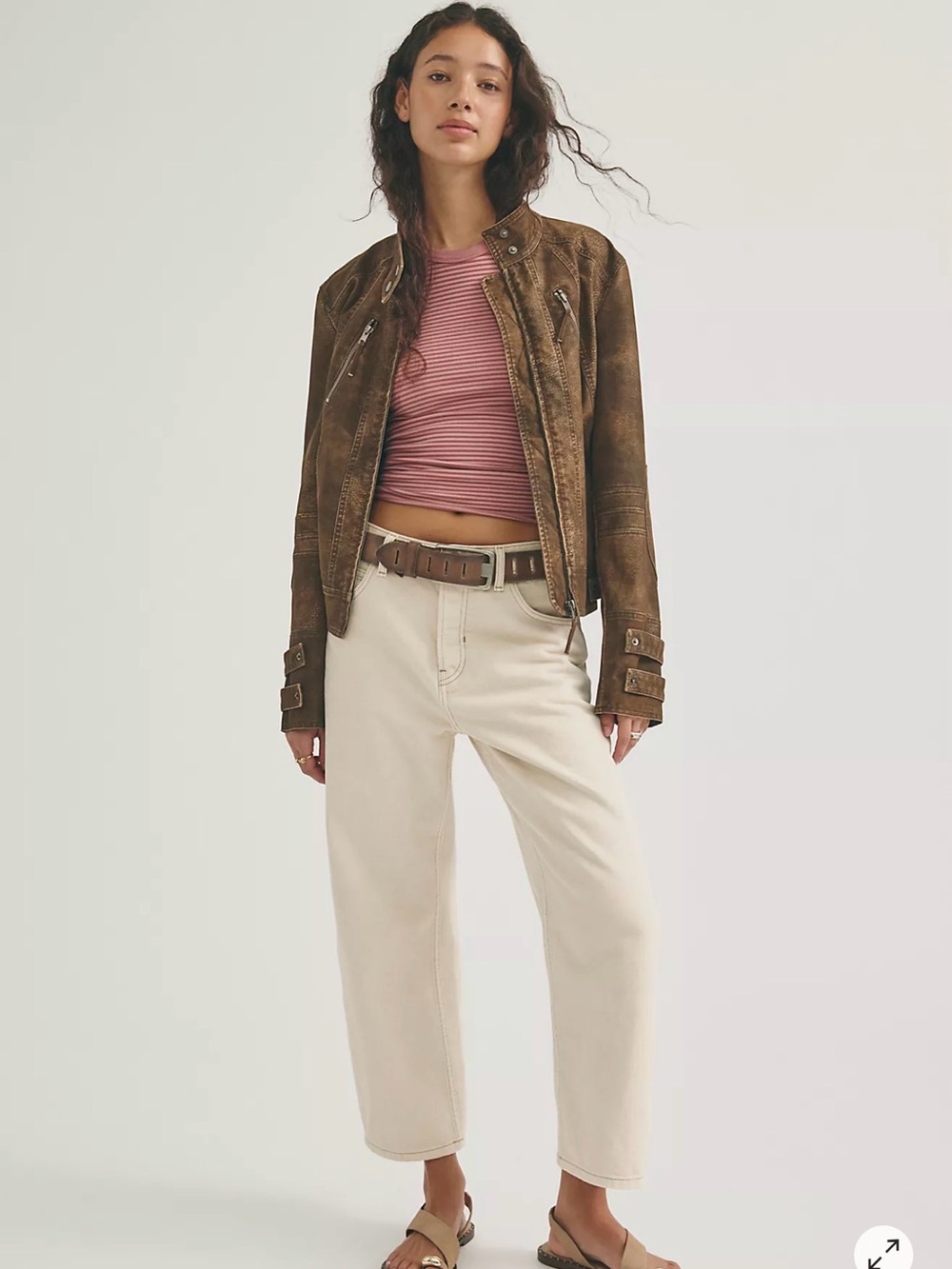 Free People Deep Trance Dropped Boyfriend Barrel Style Jean